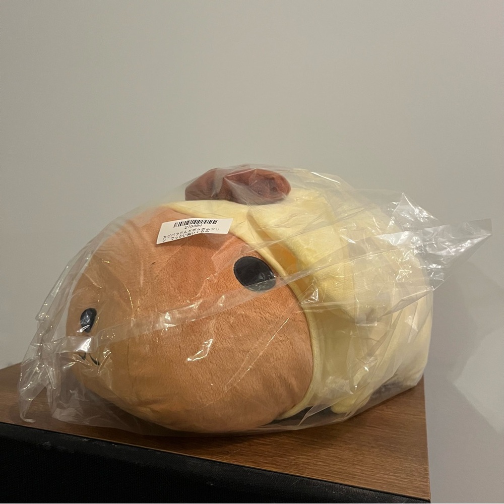 Pompompurin X Kapibarasan Collab Plush